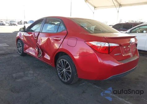 2015 Toyota Corolla S Plus из США, поврежденный, VIN 5YFBURHEXFP338182